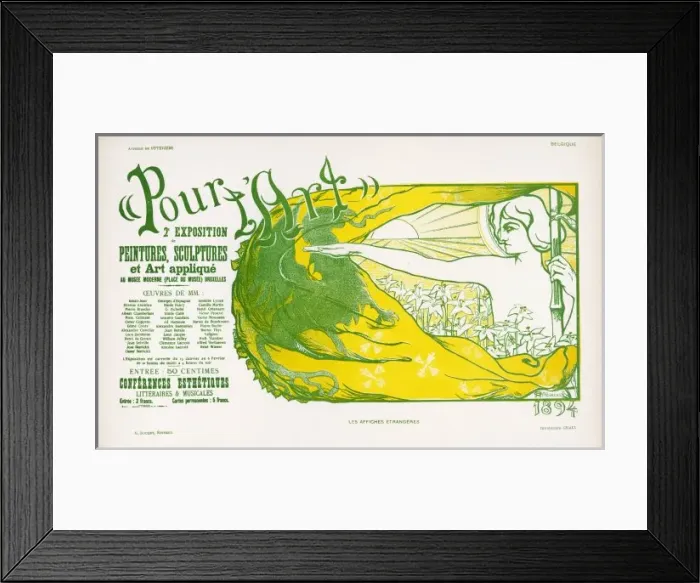 Framed Print : Advert / Exhib Brussels Framed Print : Advert / Exhib Brussels