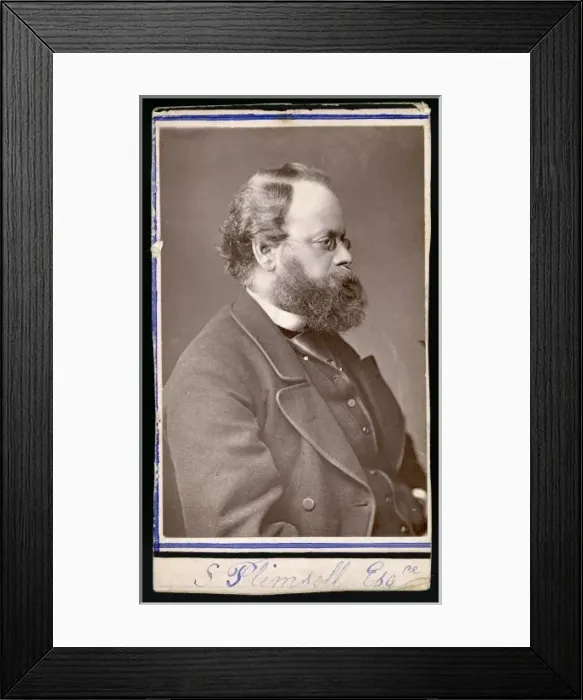 Framed Print : Plimsoll / Photo Cdv Framed Print : Plimsoll / Photo Cdv