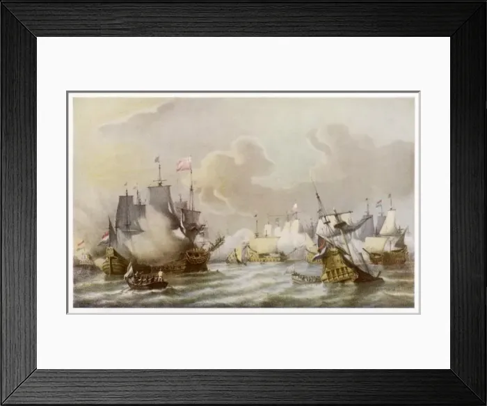 Framed Print : Battle of Scheveningen Framed Print : Battle of Scheveningen