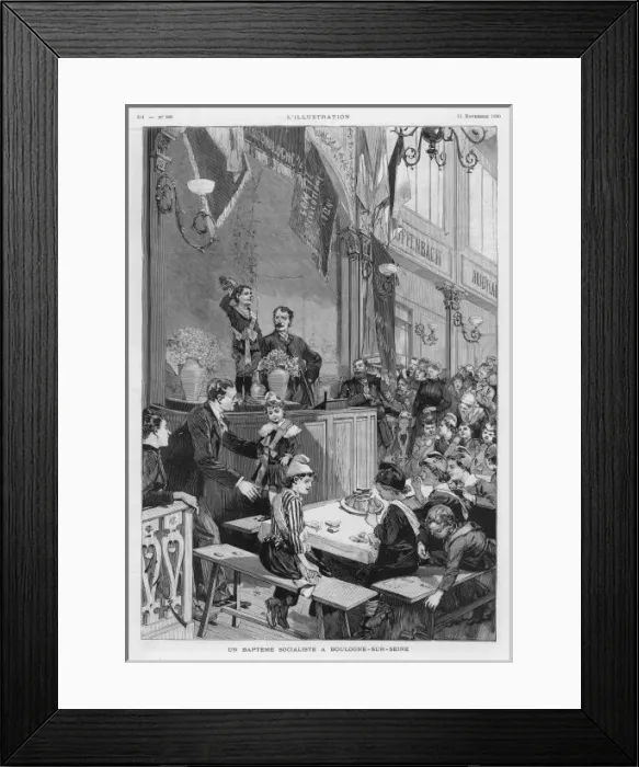 Framed Print : Socialist Baptism Framed Print : Socialist Baptism