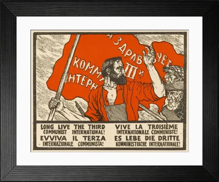Framed Print : Poster 3rd International Framed Print : Poster 3rd International