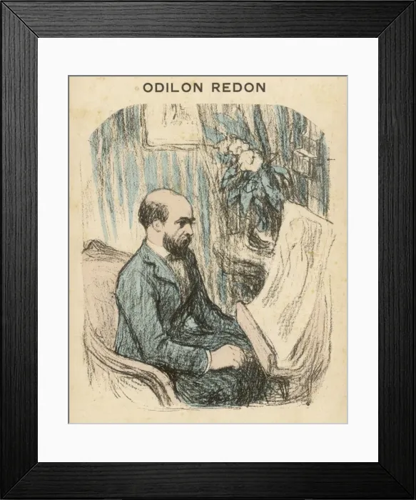 Framed Print : Odilon Redon / Hommes 1890 Framed Print : Odilon Redon / Hommes 1890