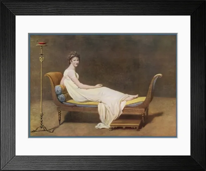 Framed Print : Mme Recamier / J-L David Framed Print : Mme Recamier / J-L David