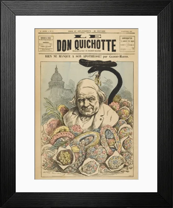 Framed Print : Ernest Renan / Quichotte Framed Print : Ernest Renan / Quichotte