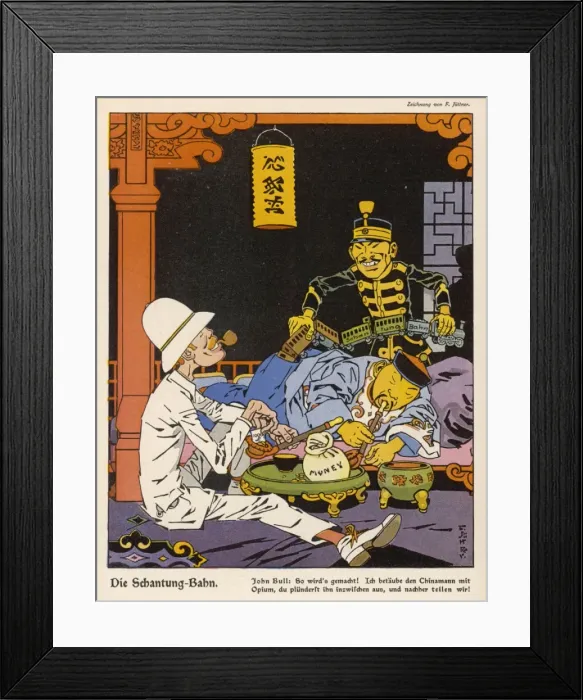 Framed Print : China Exploited / 1914 Framed Print : China Exploited / 1914