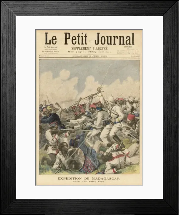 Framed Print : French Capture Hova Camp Framed Print : French Capture Hova Camp