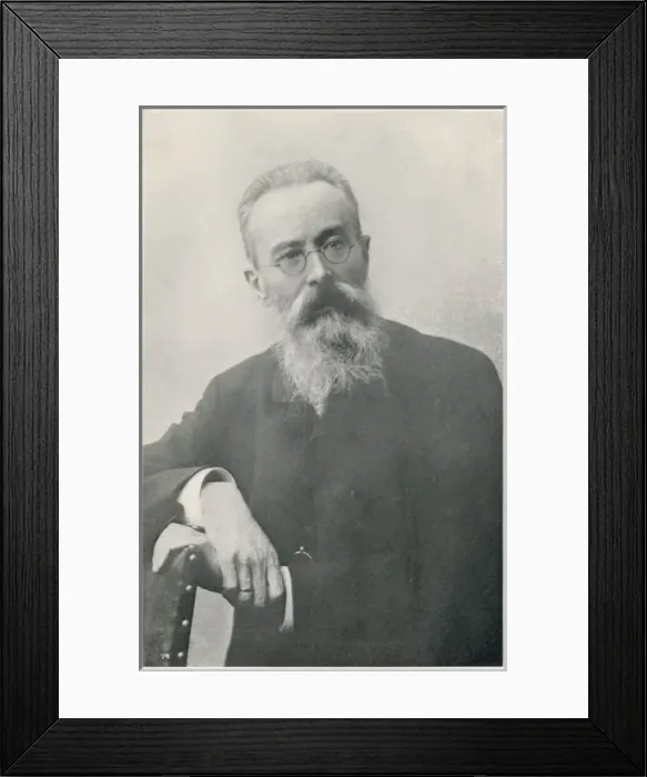 Framed Print : Rimsky-Korsakov / Frontisp Framed Print : Rimsky-Korsakov / Frontisp