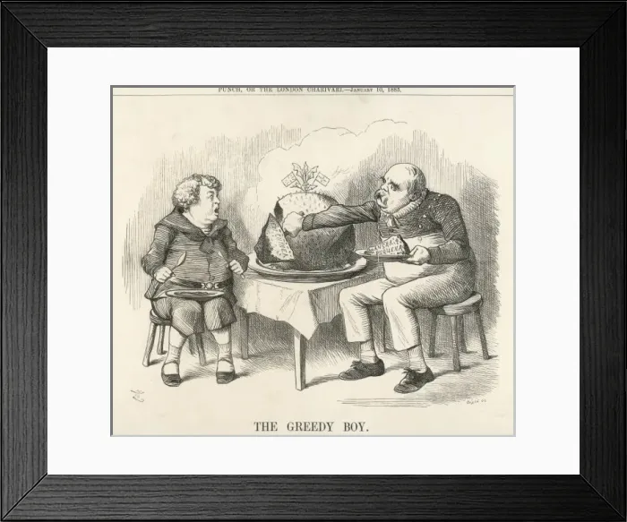 Framed Print : Greedy Boy Bismarck Framed Print : Greedy Boy Bismarck