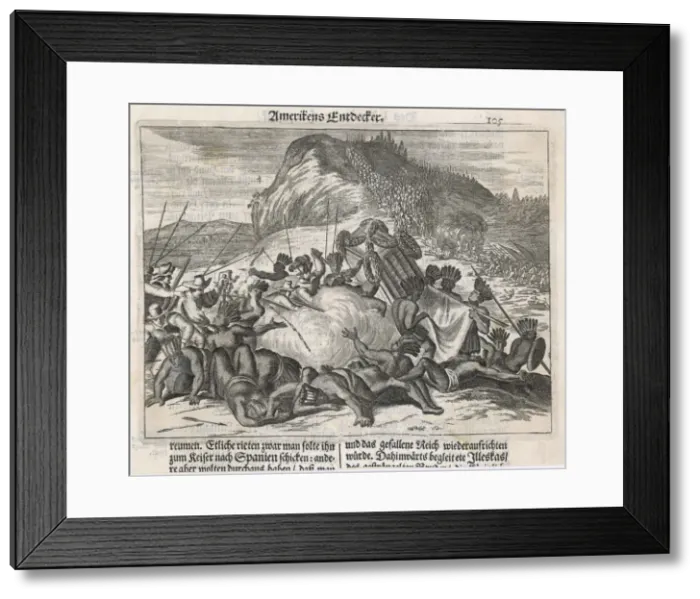 Framed Print : Pizarro Seizes Atahualpa Framed Print : Pizarro Seizes Atahualpa