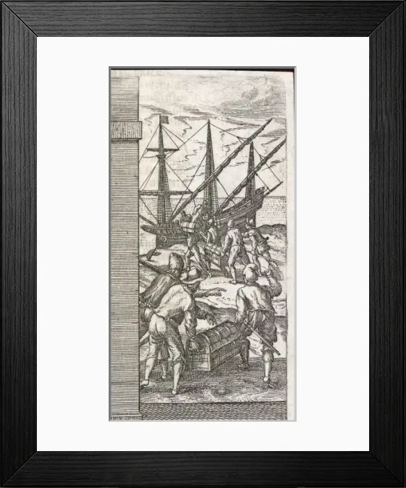 Framed Print : Treasure Sent to Spain Framed Print : Treasure Sent to Spain