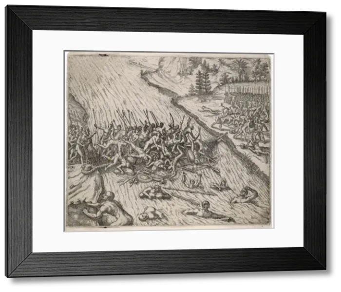 Framed Print : Inca In-Fighting 1648 Framed Print : Inca In-Fighting 1648