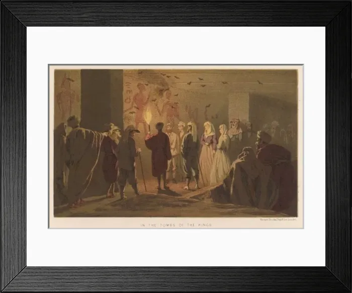 Framed Print : Tourists / Tomb of Kings Framed Print : Tourists / Tomb of Kings
