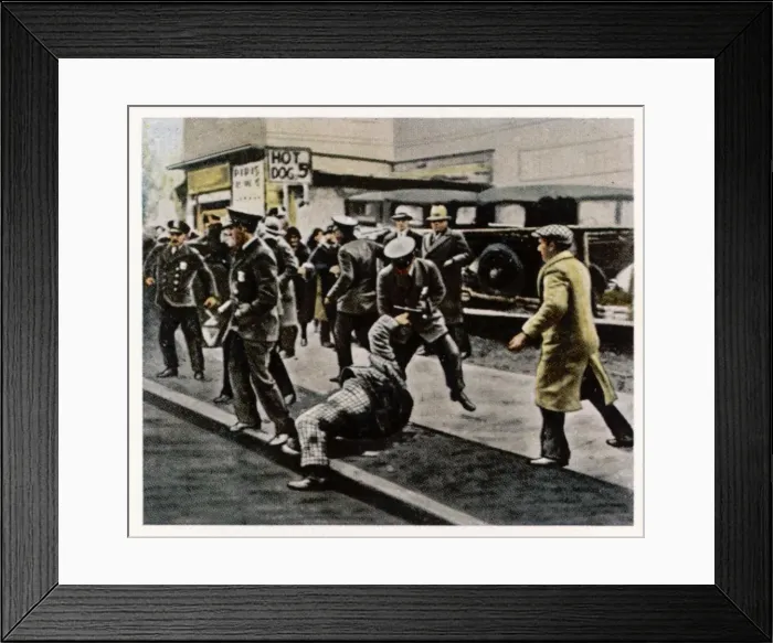 Framed Print : Financial Crash Rioting Framed Print : Financial Crash Rioting