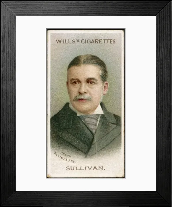 Framed Print : Sullivan / Cig Card Framed Print : Sullivan / Cig Card