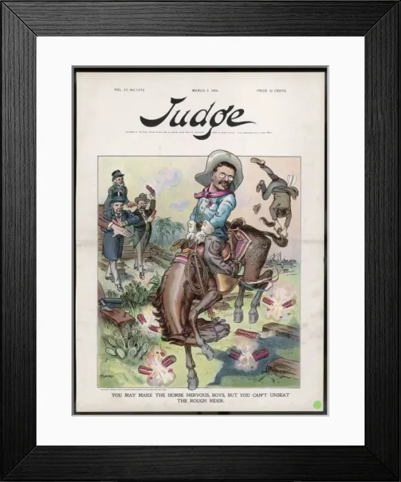 Framed Print : T Roosevelt / Judge 1906 Framed Print : T Roosevelt / Judge 1906