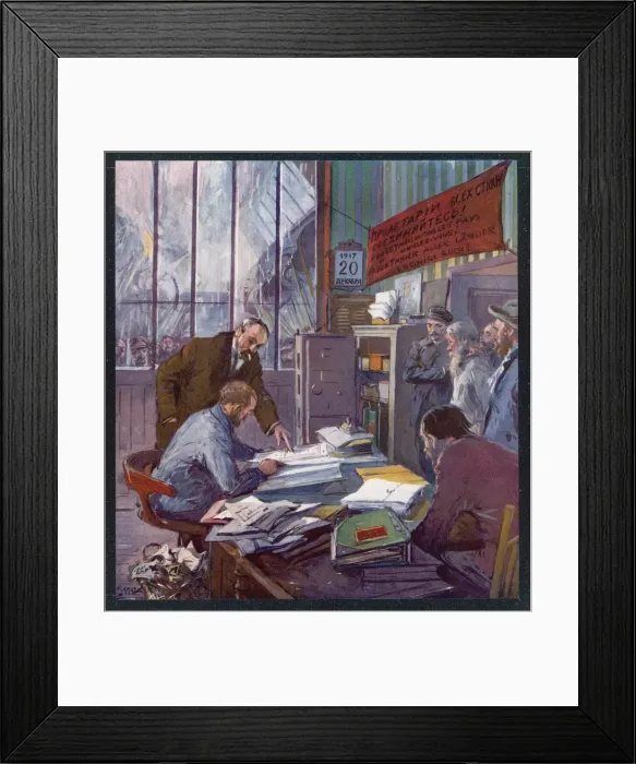 Framed Print : Russia / 1917 / Factory Framed Print : Russia / 1917 / Factory