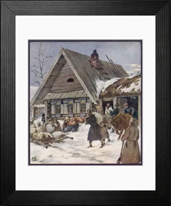 Framed Print : Russia / 1918 / Requisitions Framed Print : Russia / 1918 / Requisitions