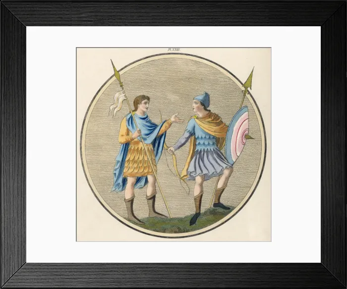 Framed Print : Military Habits / 10th C Framed Print : Military Habits / 10th C