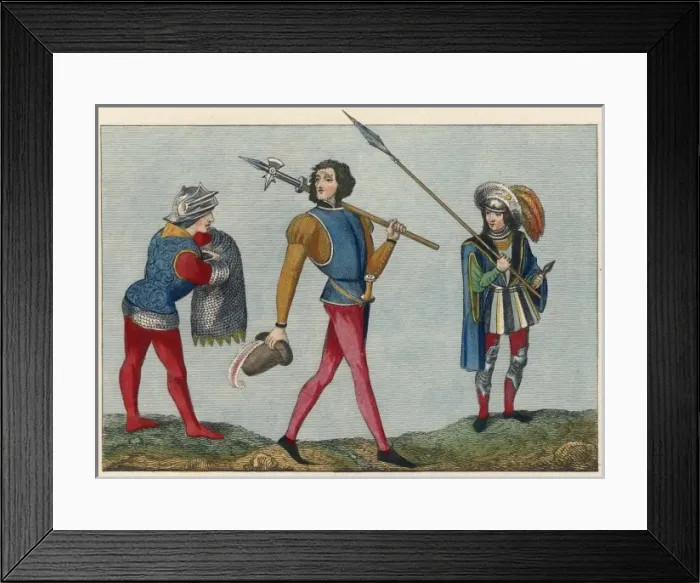 Framed Print : English Soldiers / Costume Framed Print : English Soldiers / Costume