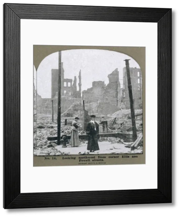 Framed Print : San Francisco Quake 14 Framed Print : San Francisco Quake 14