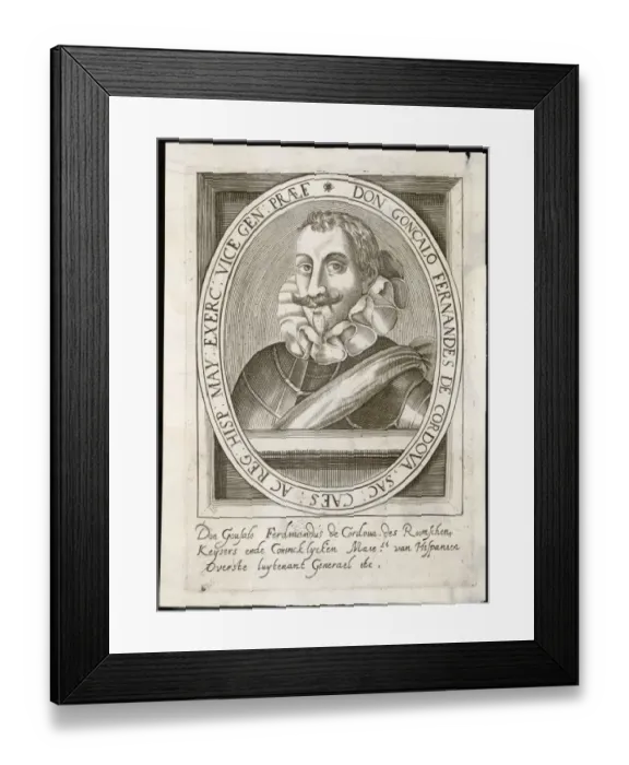 Framed Print : Gonzalo De Cordoba Framed Print : Gonzalo De Cordoba