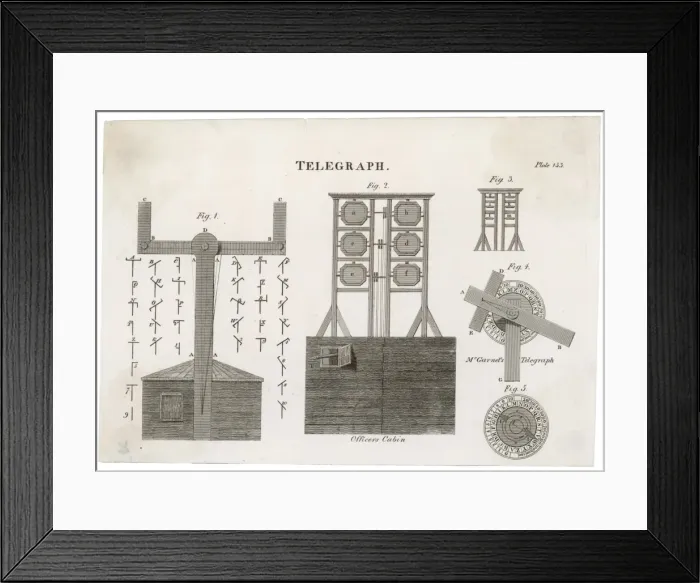 Framed Print : Optical Telegraph Framed Print : Optical Telegraph