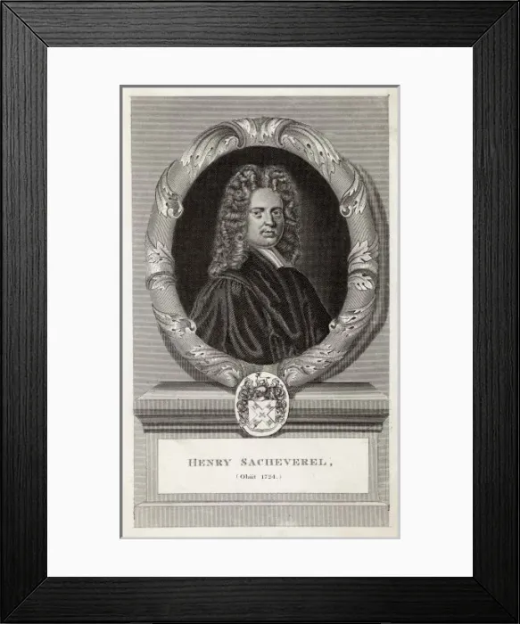 Framed Print : Henry Sacheverel / Anon En Framed Print : Henry Sacheverel / Anon En