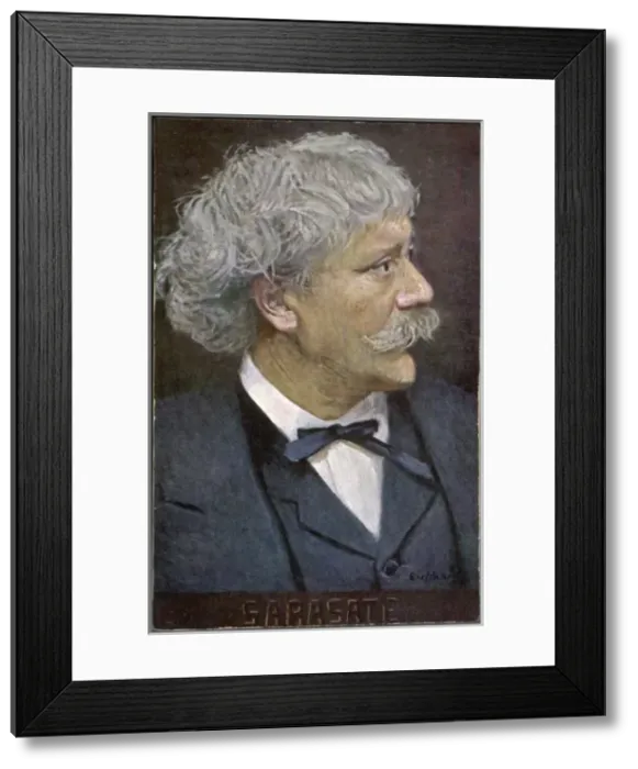 Framed Print : Sarasate  /  Eichhorn Pcard