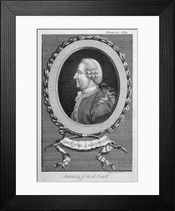Framed Print : Sandwich / John Montagu Framed Print : Sandwich / John Montagu