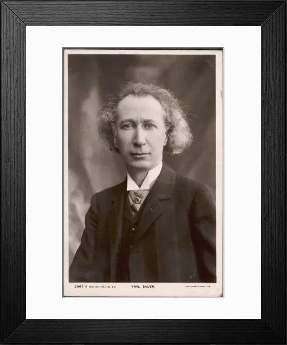 Framed Print : Emil Sauer / Postcard Framed Print : Emil Sauer / Postcard