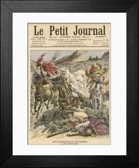 Framed Print : Abd-El Aziz Flees Framed Print : Abd-El Aziz Flees