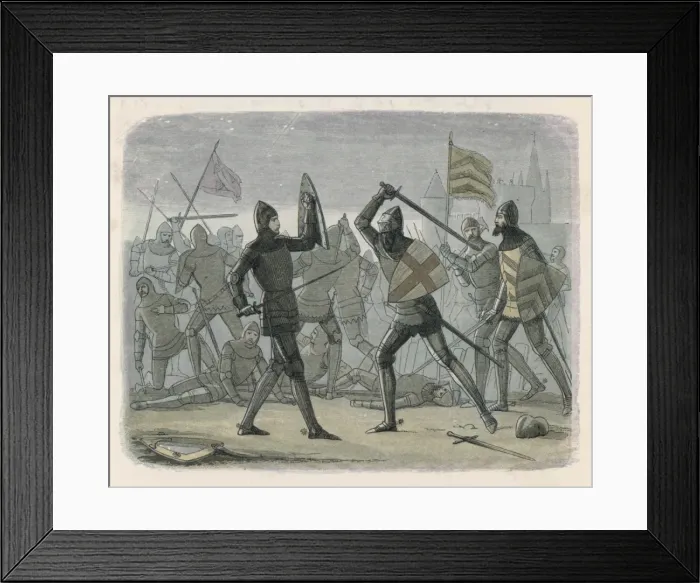Framed Print : Edward III at Calais Framed Print : Edward III at Calais