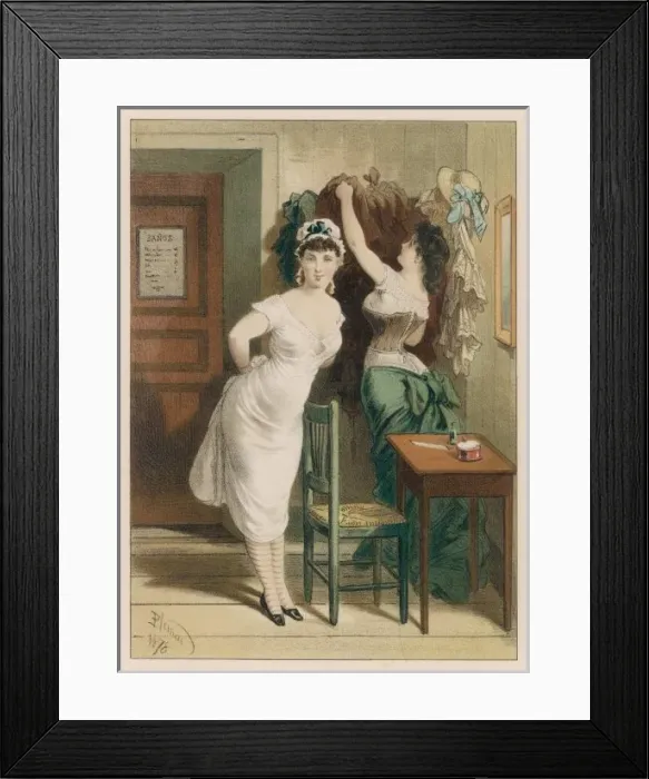 Framed Print : Changing in Bathing Hut Framed Print : Changing in Bathing Hut