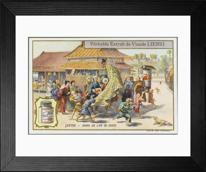 Framed Print : Dance of the Lion / Korea Framed Print : Dance of the Lion / Korea