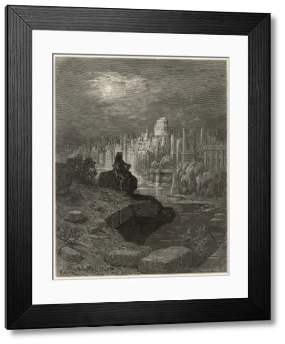 Framed Print : The Ruins of London Framed Print : The Ruins of London