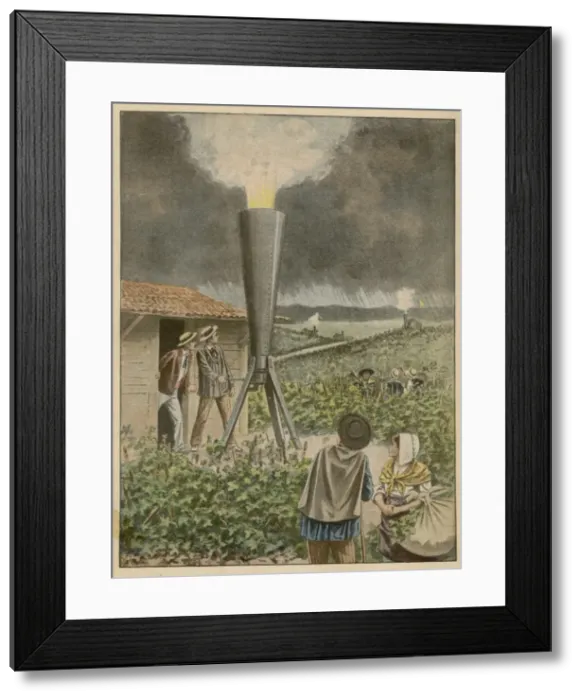 Framed Print : Fighting Hail Beaujolais Framed Print : Fighting Hail Beaujolais