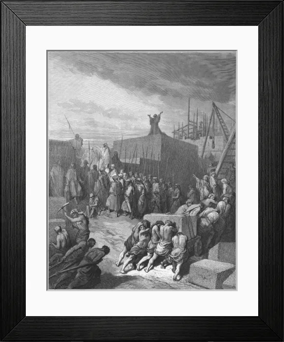 Framed Print : The Temple Rebuilt Framed Print : The Temple Rebuilt