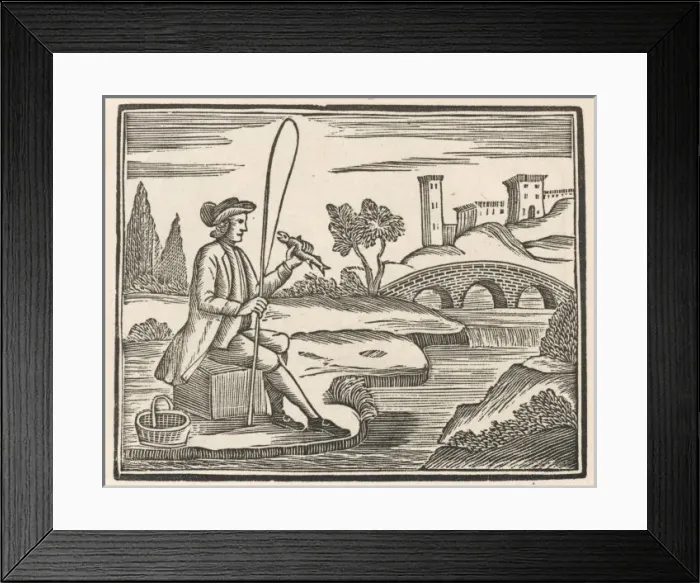 Framed Print : Successful Angler Framed Print : Successful Angler