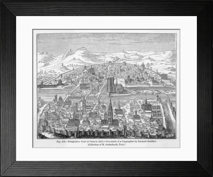 Framed Print : PARIS, 1607 Framed Print : PARIS, 1607