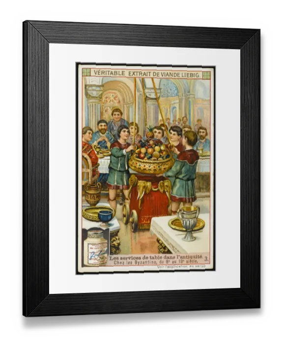 Framed Print : A Byzantine Banquet Framed Print : A Byzantine Banquet