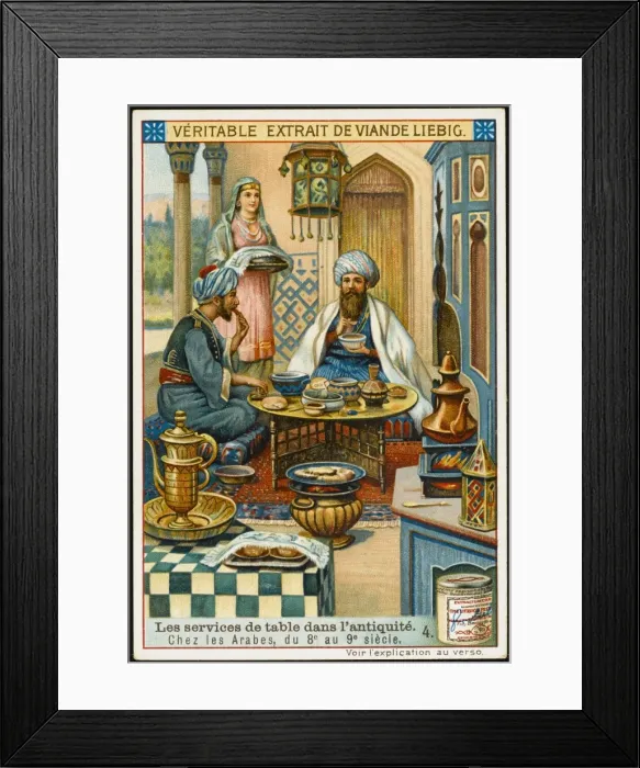Framed Print : Arab Man Eating at Home Framed Print : Arab Man Eating at Home