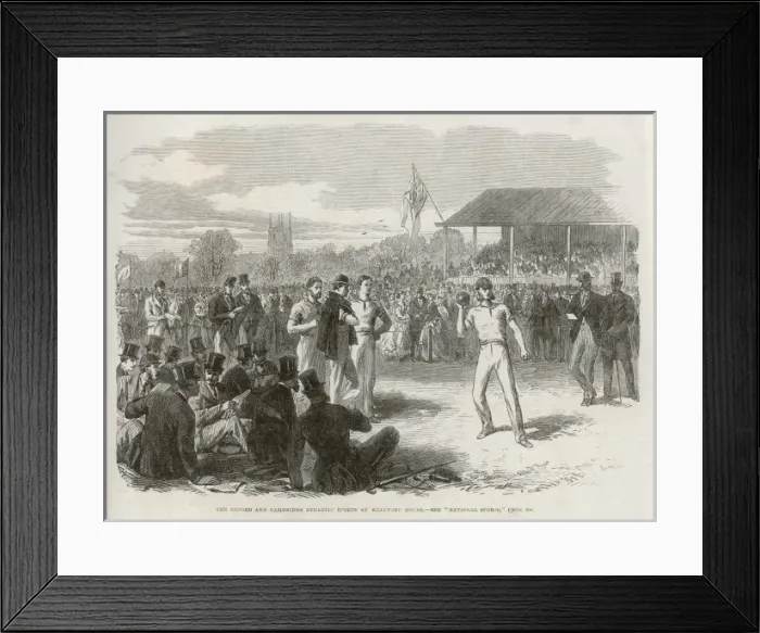 Framed Print : Putting the Shot, 1867 Framed Print : Putting the Shot, 1867