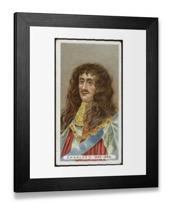 Framed Print : Charles Ii / Wills Cig Cd Framed Print : Charles Ii / Wills Cig Cd
