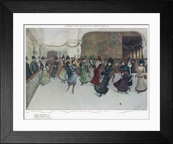 Framed Print : Princes Skating Club Framed Print : Princes Skating Club