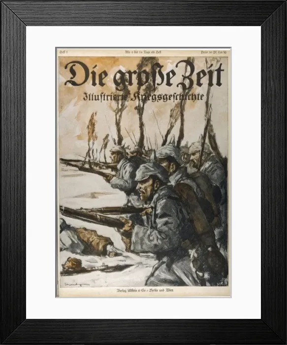 Framed Print : Wwi / German Advance / Zeit Framed Print : Wwi / German Advance / Zeit