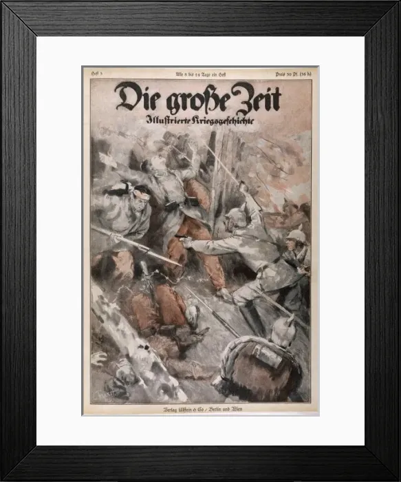 Framed Print : Wwi / French / Germans / Zeit Framed Print : Wwi / French / Germans / Zeit