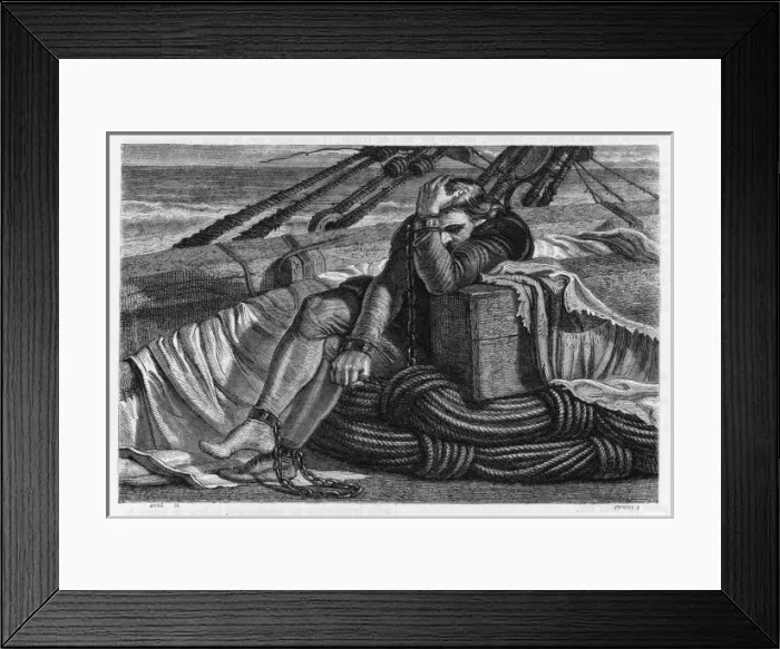 Framed Print : Columbus in Chains Framed Print : Columbus in Chains