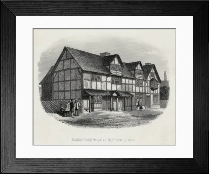 Framed Print : Shakespeare / Birthplace Framed Print : Shakespeare / Birthplace