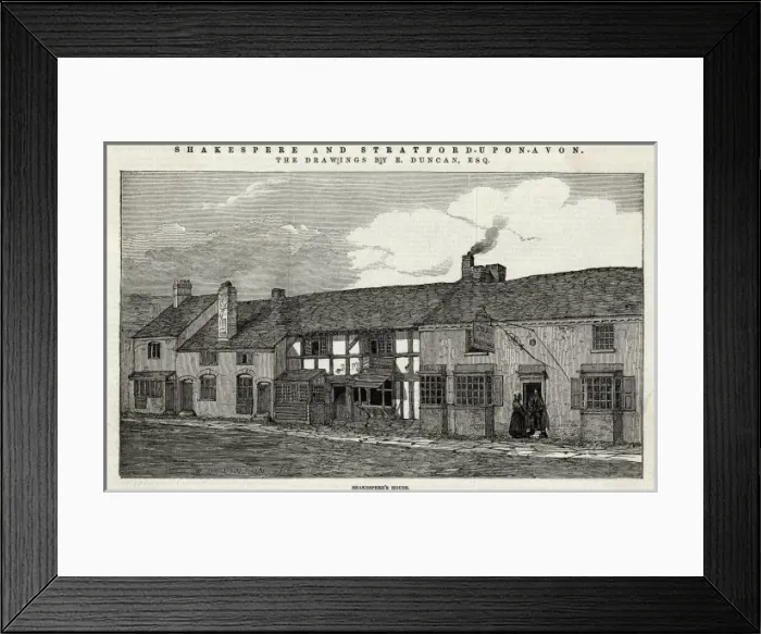 Framed Print : Shakespeare Birthplace Framed Print : Shakespeare Birthplace