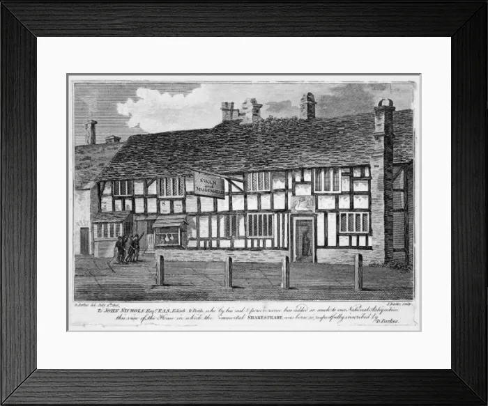 Framed Print : Shakespeare / Birthplace Framed Print : Shakespeare / Birthplace